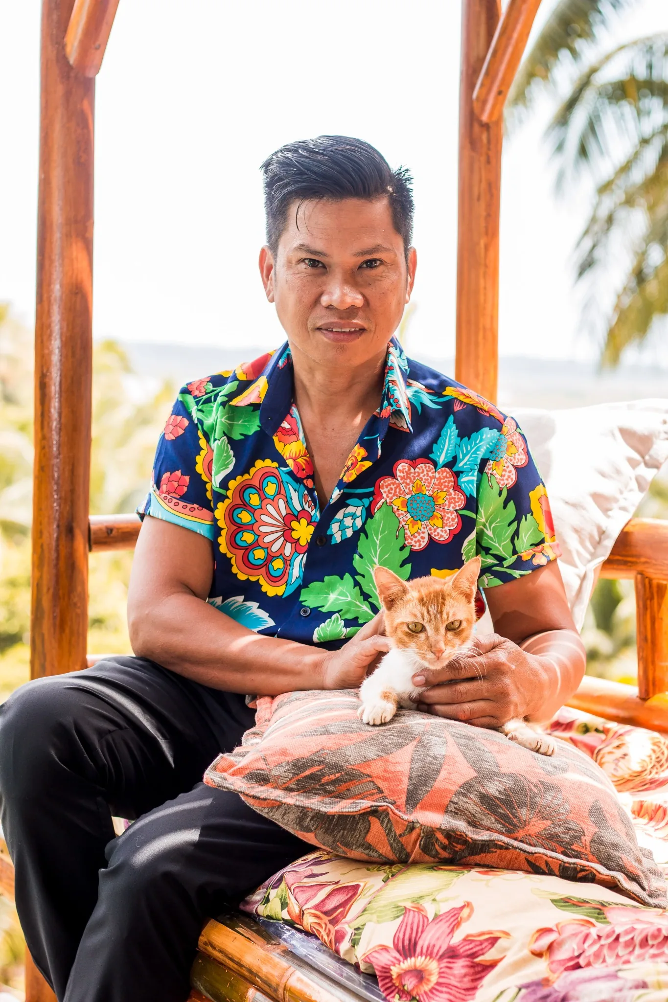 Baltazar, host at Villa Kulintang